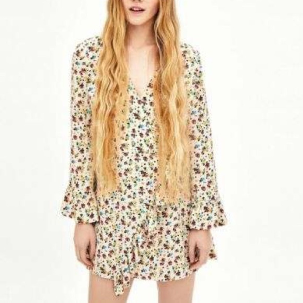 Zara TRF floral romper